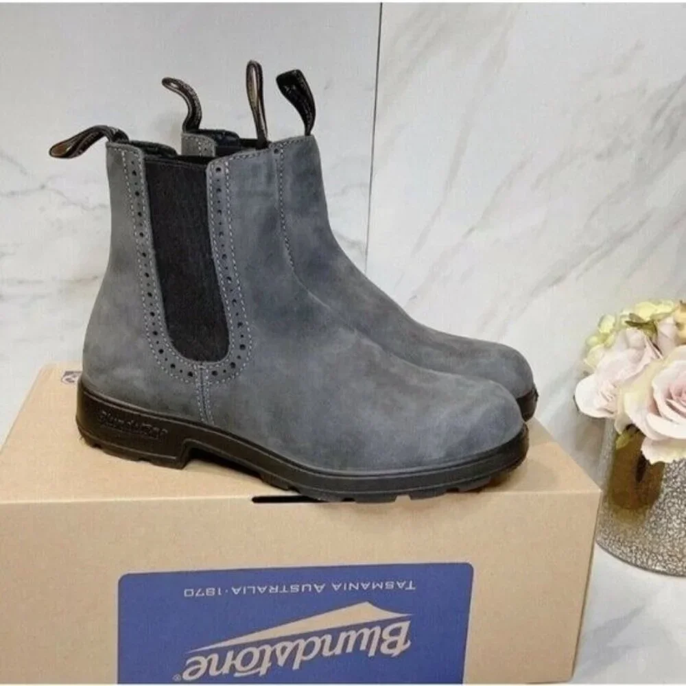 Blundstone Women's Charcoal Ankle Boots - Picture 3 of 8